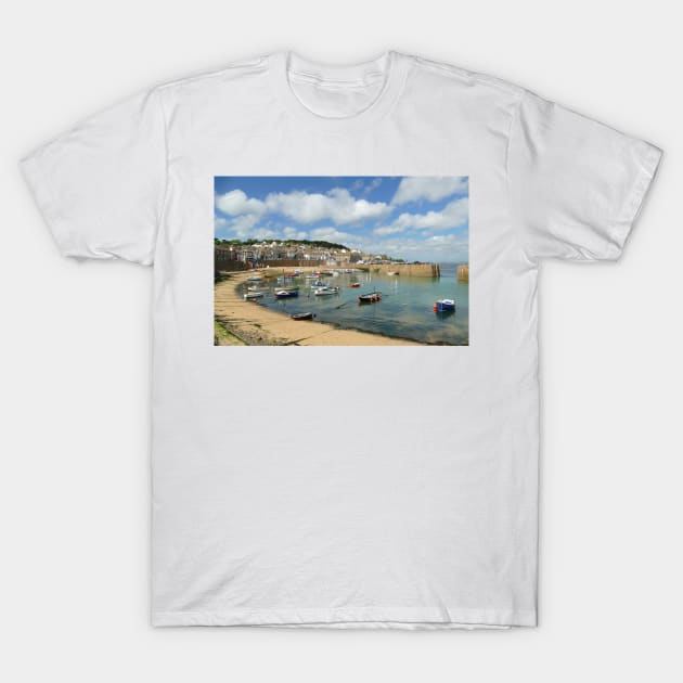 Mousehole, Cornwall T-Shirt by Chris Petty